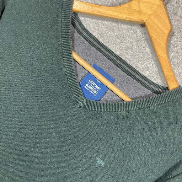 Tom Tailor Other - Tom Tailor Men's Green V-Neck Long Sleeve Knit Sweater Size XL